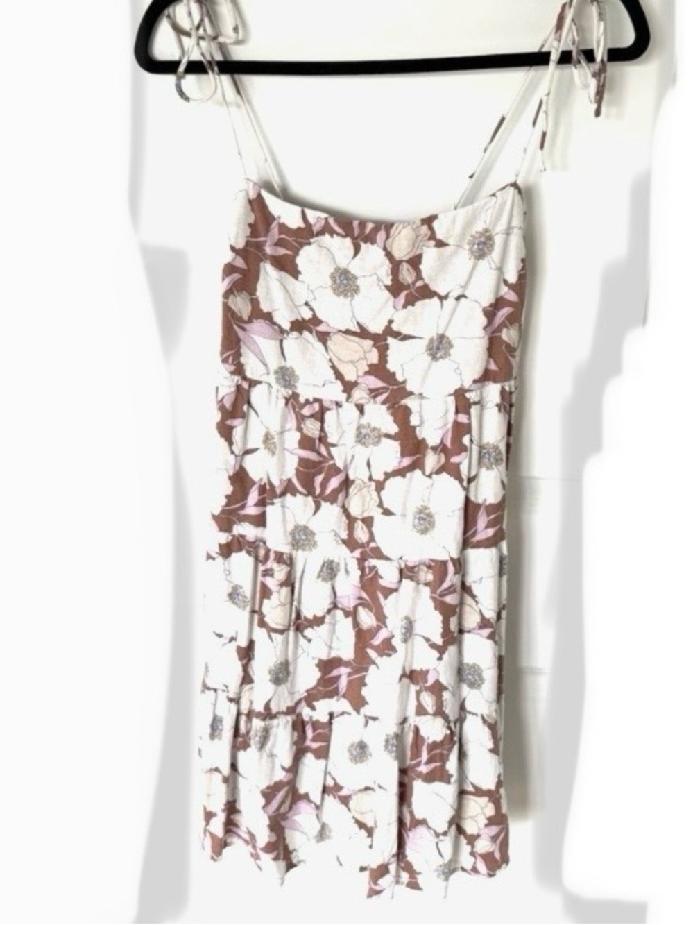 Abercrombie & Fitch Linen Blend Floral Dress Size Medium - Picture 2 of 4